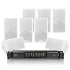 Eti8x112w Sound Town Speaker Set 8 X Installation Speakers One 8-ch Amplifier