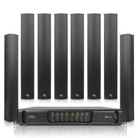 Eti8x8m64b Sound Town Line Array Set 8 X Columns One 8-ch Amp