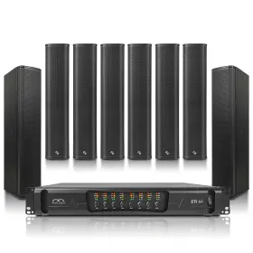 Eti8x8p6b Sound Town Line Array Set 8 X Columns One 8-ch Amplifier