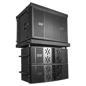 Sound Town Inc 810141706675 Mode Audio Dual 18 Inch Sub 2x 12 Line Array Speaker System Fila-218s12.2x2
