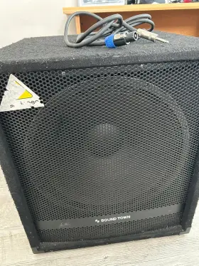 Metis-12spw Sound Town Metis 1400w 12 Inch Powered Pa Dj Subwoofer With 3 Voice Coil