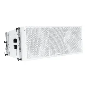 Zethus-210wpw Sound Town Dual 10 Inch Powered Line Array Speaker 1100w Dsp White