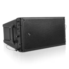 Zethus-a28pw Sound Town 2x8 Inch Powered Line Array Speaker With Dsp Black