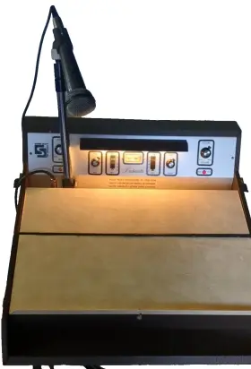 L46b Soundcraft Sound-craft Systems Inc. Pa System Lecternette Speaker With Microphone