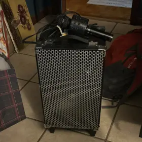 Bttg-1 Soundlogic Black Pa Speaker Cabinet With Metal Grill Wired Rectangular