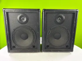 Es-60 Speaker System 8 Ohm 2-way Speakers With Custom Vinyl Covers