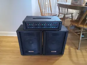 Pa-120 Speakers Hollinger With Two Used Good Condition