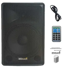 Sdpt15052023 Staraudio 15 Inch Active Loudspeaker Dj Pa Powered Tws Bt Speaker For Stage Studio Party Ktv