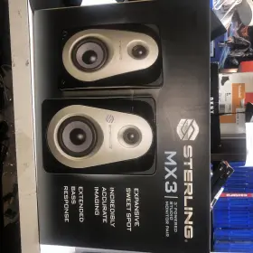 Sterling Audio 656238033442 Mx3 3 Inch Active Studio Monitor Pair Black