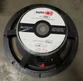915e Sunn Spl 15 Inch Bass Subwoofer Speaker Tested Good 8-ohm