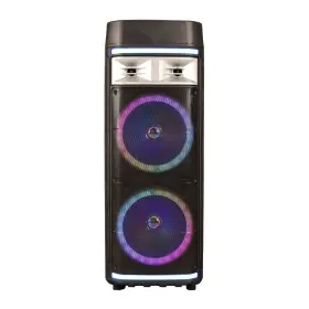 Iq-6612djbt Supersonic 2x12 Inch Rechargeable Party Speaker Bluetooth/usb/sd/fm/aux