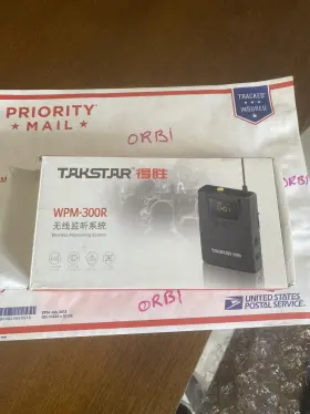 Sdd8672488790752le Takstar Wpm-300r Wireless In Ear Monitor System Receiver For Stage Studio