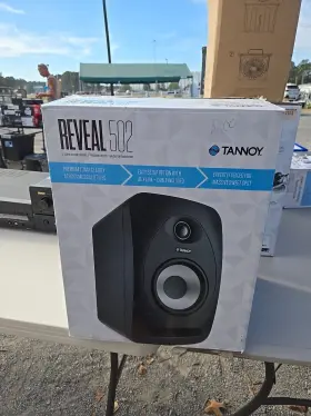 80017700 Tannoy Reveal 502 75w 5 Inch Studio Monitor Speaker - Black