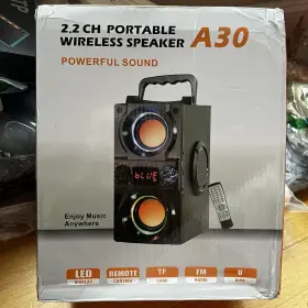 Tenmiya 611355679645 Bluetooth Speaker 40w 60w Peak Portable Wireless With Colorful Led Lights