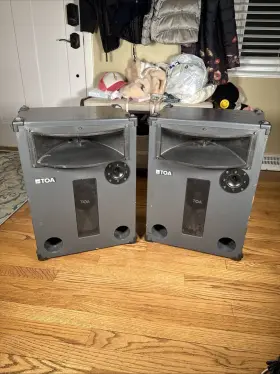 30-sd Toa High-end 360w Loudspeakers - Made In Japan Very Rare