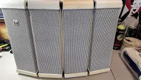 Hx-5w Toa Variable Dispersion Line Array Speakers White With Mounting