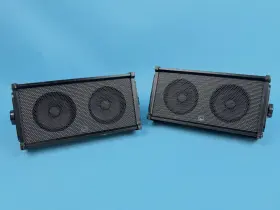 010-8983743 Toa Sm-60 Lot Of 2 Stage Monitor Speakers Black