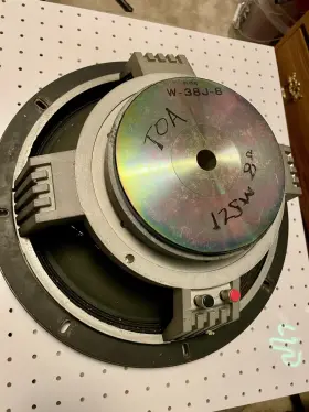 W-38j-8 Toa 15 Inch Speaker 125w 8ohm Pa Or Bass Guitar