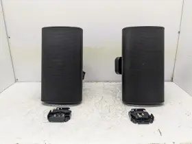 Op6-bk Truaudio Lot Of 2 Op6 Black Outdoor Speakers Broken Mounts