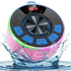 Lpx7 Tukio 717690715342 Bluetooth Speaker Waterproof Shower Portable With Led Light