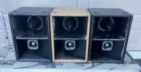 Tms1 Turbosound 3 Speaker Lot - Original Fane Drivers Work Great New Speakon