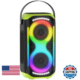 B0f89hcjfn Tyoty Bluetooth Speaker 160w Loud Wireless Outdoor Portable Big Powerful Deep