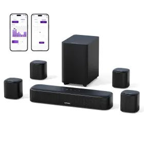 B0d9k1296z Ultimea 7.1ch Virtual Surround Sound Bar For Smart Tv 4 Speakers 330w Peak