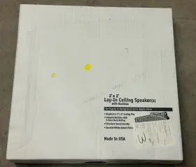 Ve4022a Valcom Ip Speaker Plenum Rated Backbox Talk Back New Factory Sealed