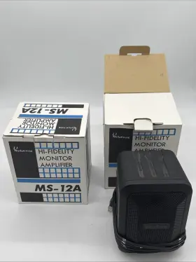 Ms-12a Vestax Set Of 2 Vesta Fire Pro Audio Powered Monitor Speakers Home Studio