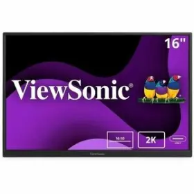 Vg1656-2k Viewsonic 16 Inch Wqxga 1600p Ips Portable Monitor With 2 Way Powered