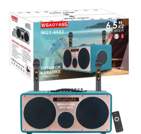 Wgy-6602 Wgaoyang Wgy Portable Wireless Bt Streaming Pa Speaker System -rechargeable Battery