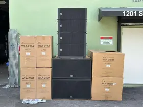 Wla-218ba Wharfedale Pro 4 Wla-210a Line Array With 2 18 Inch Sub #6190 Ths