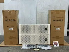 Wla-28a Wharfedale Pro 4 Dual 8 Inch Active Line Array Speaker White #6198 Ths