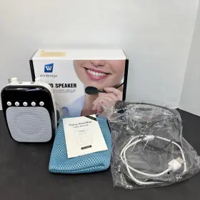 Wb002 Winbridge Voice Amplifier Loud Speaker Headset Mic Usb Tf Fm Radio Black