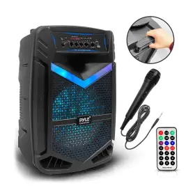 Pphp1242b Wm 800w Portable Bluetooth Pa Speaker System With Microphone - Perfect For Events