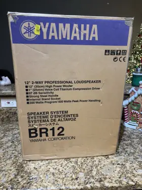 Br12 Yamaha 086792825076 12 Inch 2-way Passive Loudspeaker Brand New Open Box