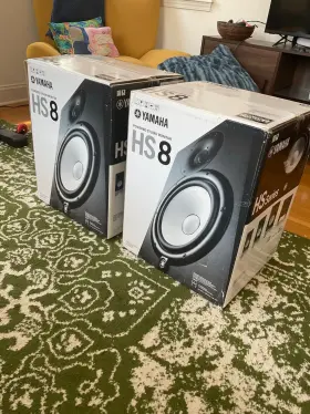 Yamaha 086792974729 Hs8 Studio Monitor Speaker - Black Pair
