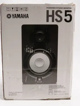Yamaha 196271484639 Hs5 70 Watt Professional Powered Studio Monitor Speaker