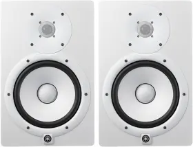 Yamaha 445050054093 Hs8 8 Inch Powered Studio Monitors Pair White Pro Audio Speakers New