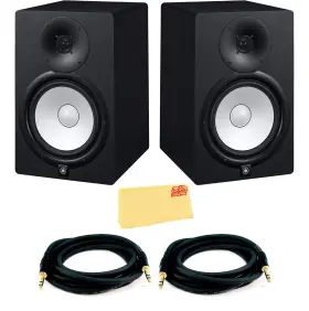 Yamaha 660845712096 Hs8 8-inch Powered Studio Monitor Pair With Cables
