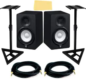 Yamaha 726152027589 Hs5 5-inch Powered Studio Monitor Pair With Stands