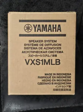 Yamaha 957812615808 Vxs1mlb Compact Surface-mount Speaker Vxs1ml Black Passive Vxs M Series