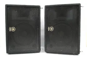 A12m Yamaha Pair Of 12 Inch 2-way Floor Monitor Passive Speakers