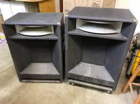A4115h Yamaha Vintage Pa Speakers Pair