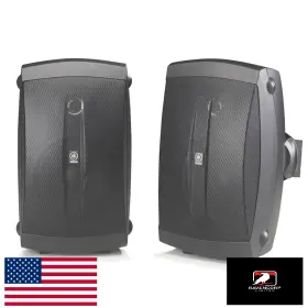 Ns-aw150bl Yamaha B0001vgfkw 2-way Indoor/outdoor Speakers Pair Black - Wired