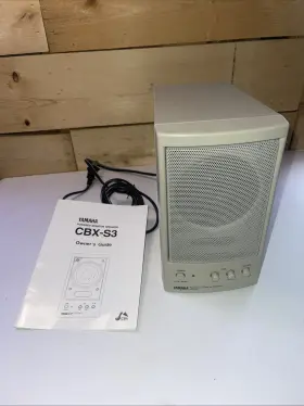 Cbx-s3 Yamaha Vintage 90s Powered Monitor Speaker Ec With Manual