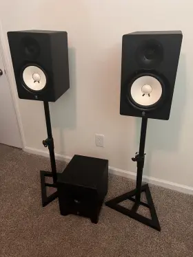 Hs80m Yamaha Hs10w Studio Monitors And Sub