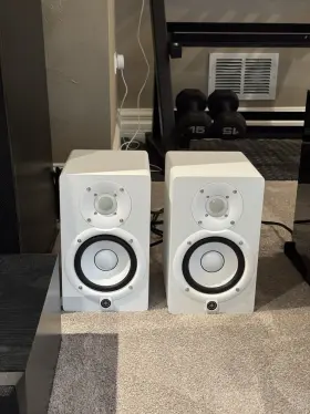 Hs5w-a Yamaha Hs5 White Studio Monitor Speaker Pair - Super Clean