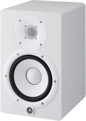 Hs7-w Yamaha Hs7w 7 Inch Powered Studio Monitor Speaker White 6.5 Single Unit
