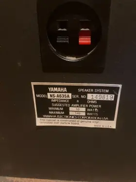 Ns-a653a Yamaha Studio Monitors